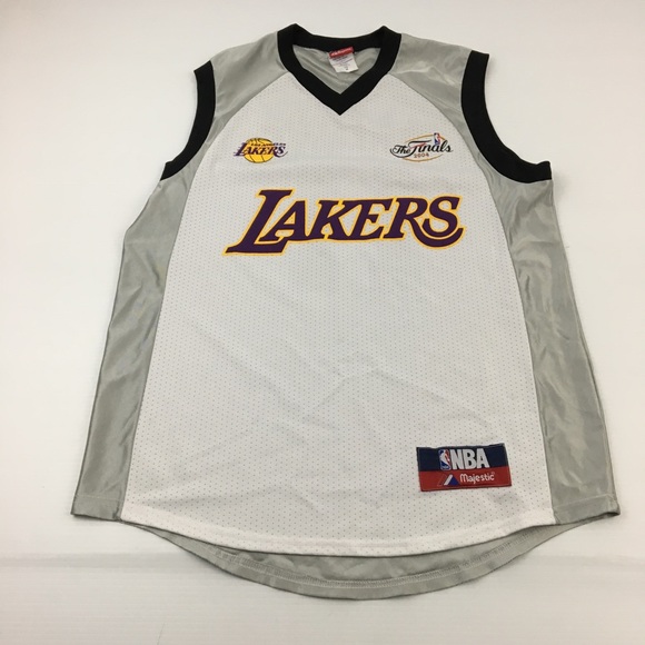 2004 Final Karl Malone Lakers Jersey M - Picture 3 of 7